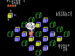 Q*bert's Qubes screenshot 7 for Colecovision